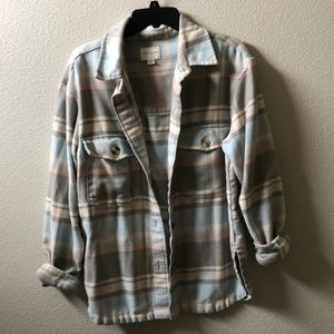 American eagle plaid shacket